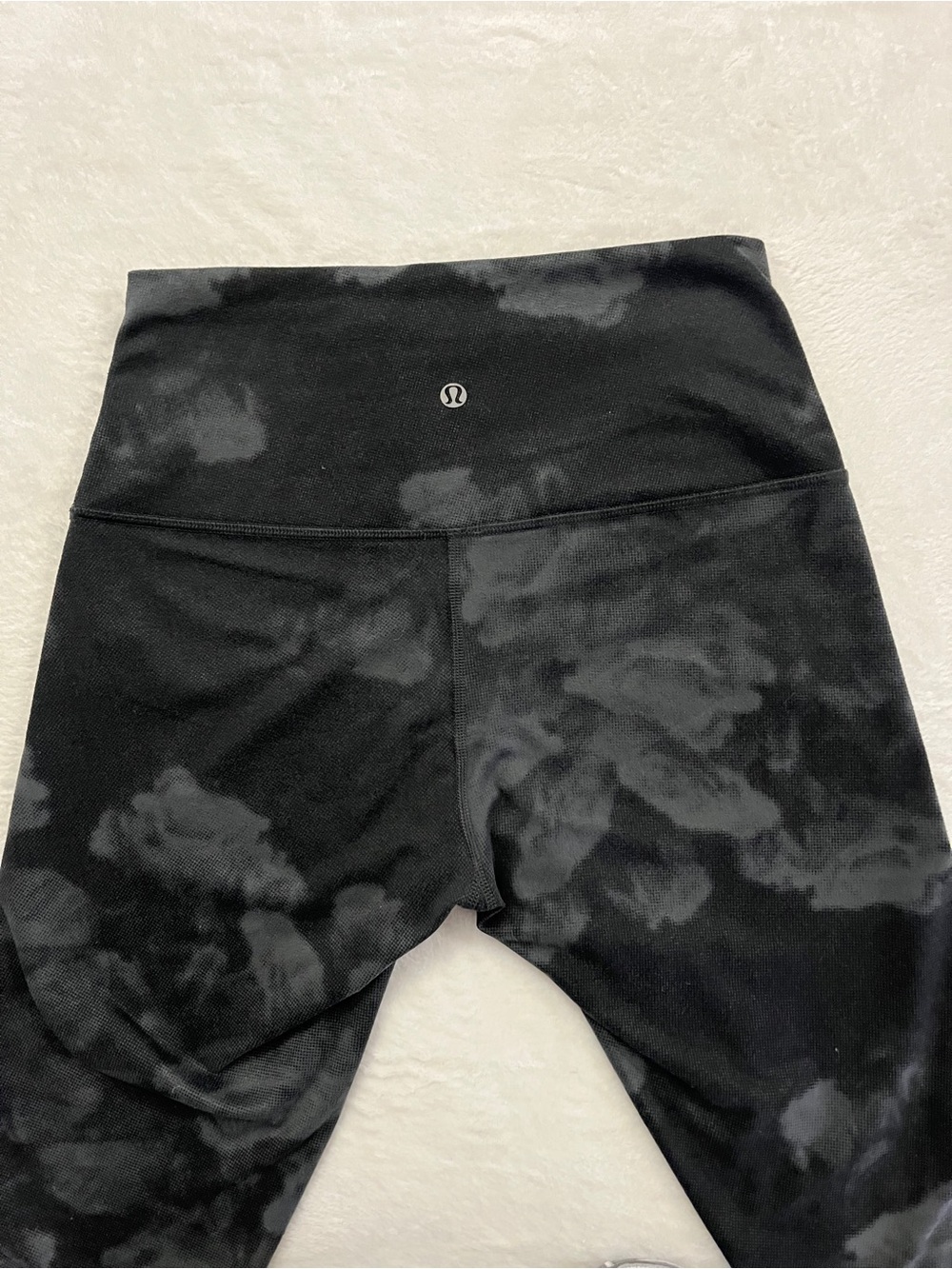 Lululemon  Tie-Dye Black Leggings